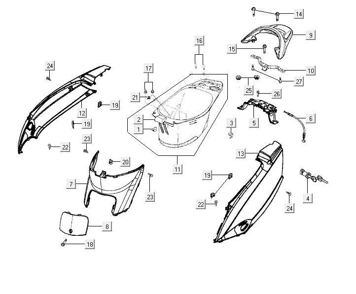 Buddybak Kymco Vitality 2. Wechselstrom Sportstream