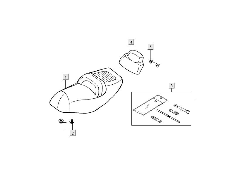 buddyseat Kymco Dink LC 2-Takt silber