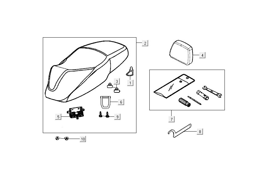 Buddyseat Kymco New Dink 4-Takt Gold