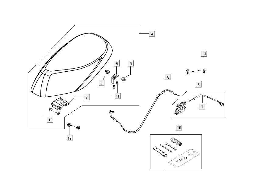 buddyseat Kymco Sento 4-Takt Spring Brown