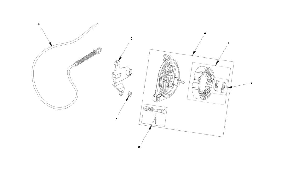 Bye-Bike Hinterradbremse-Bye-Bike Achterrem