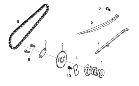 Cam shaft Sym Joymax Z 125 E4
