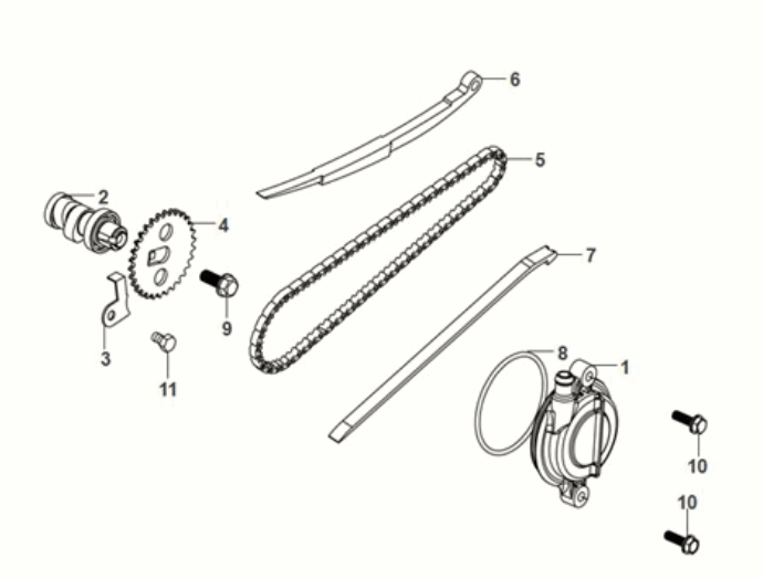 Nockenwelle Sym Orbit III 50 E5