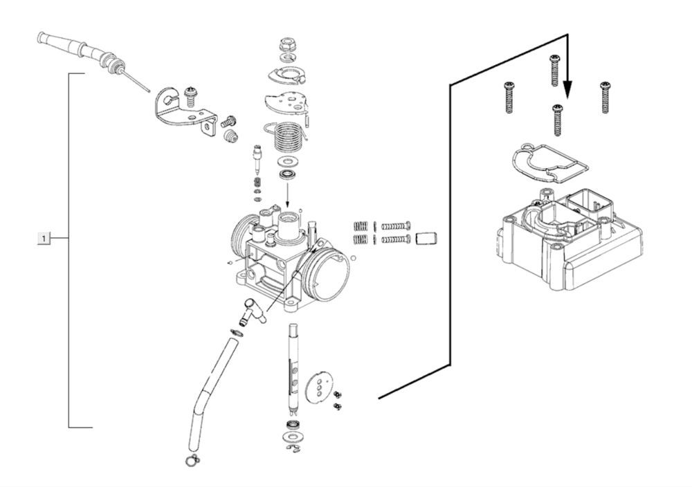 Vergaser Kymco Agility City 16 200i