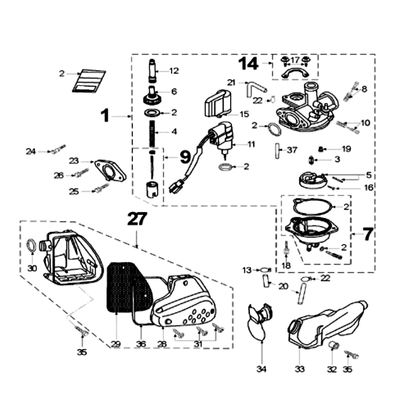 Vergaser Peugeot Speedfight 2 LC silber