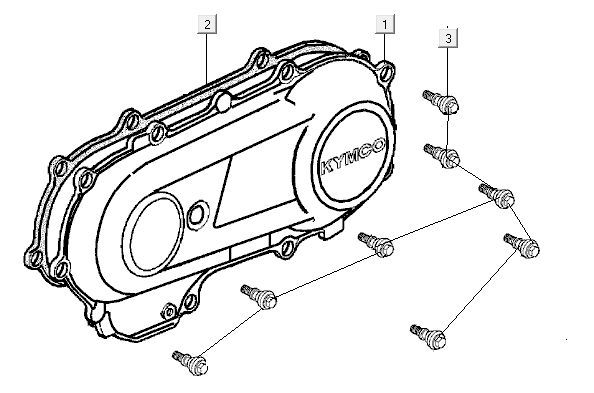 Öldeckel Kymco MXU 50
