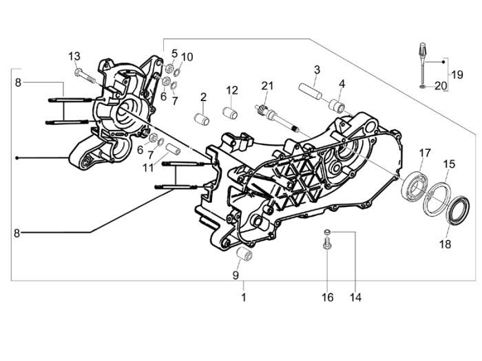 Carter Piaggio Liberty 2-Takt