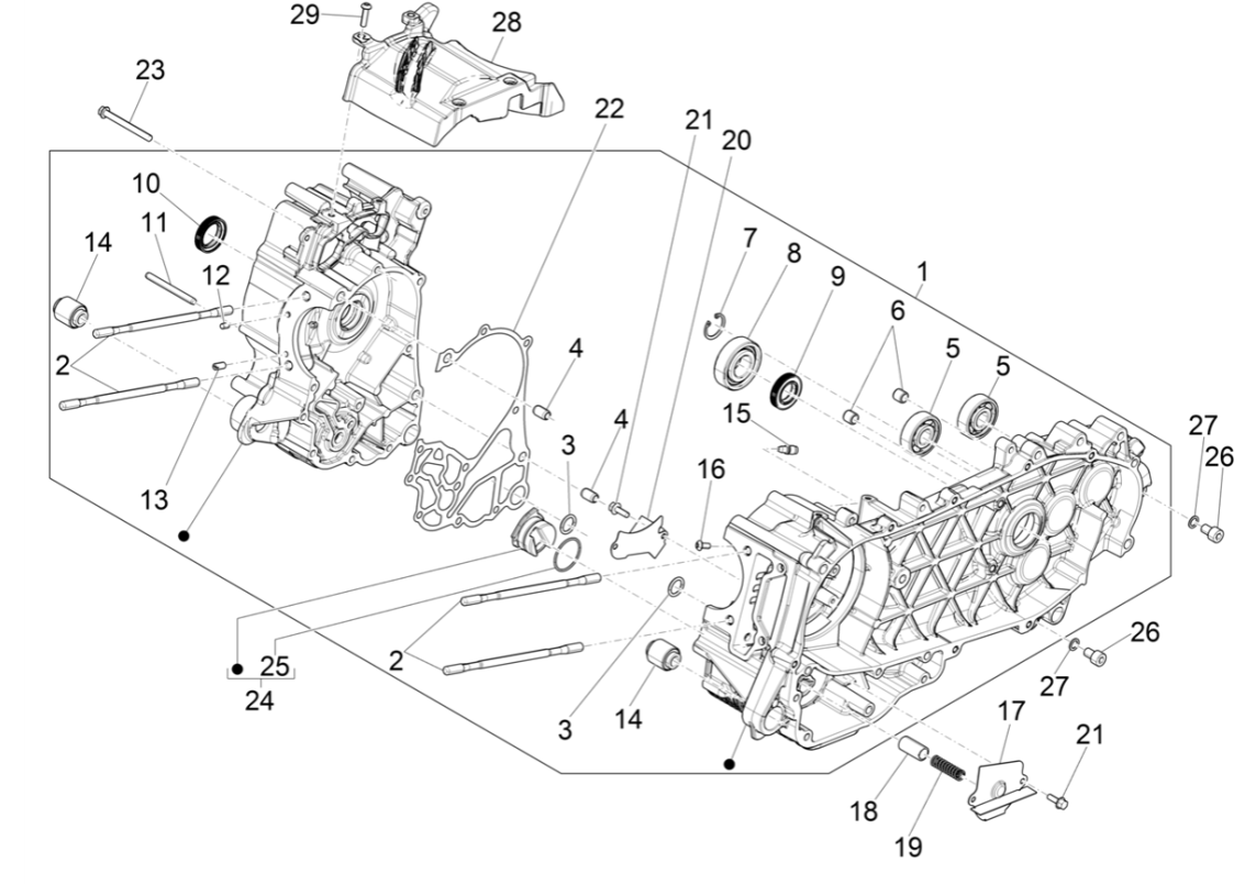 Carter Piaggio Medley 125 ABS E5 2021—2022 (EMEA)