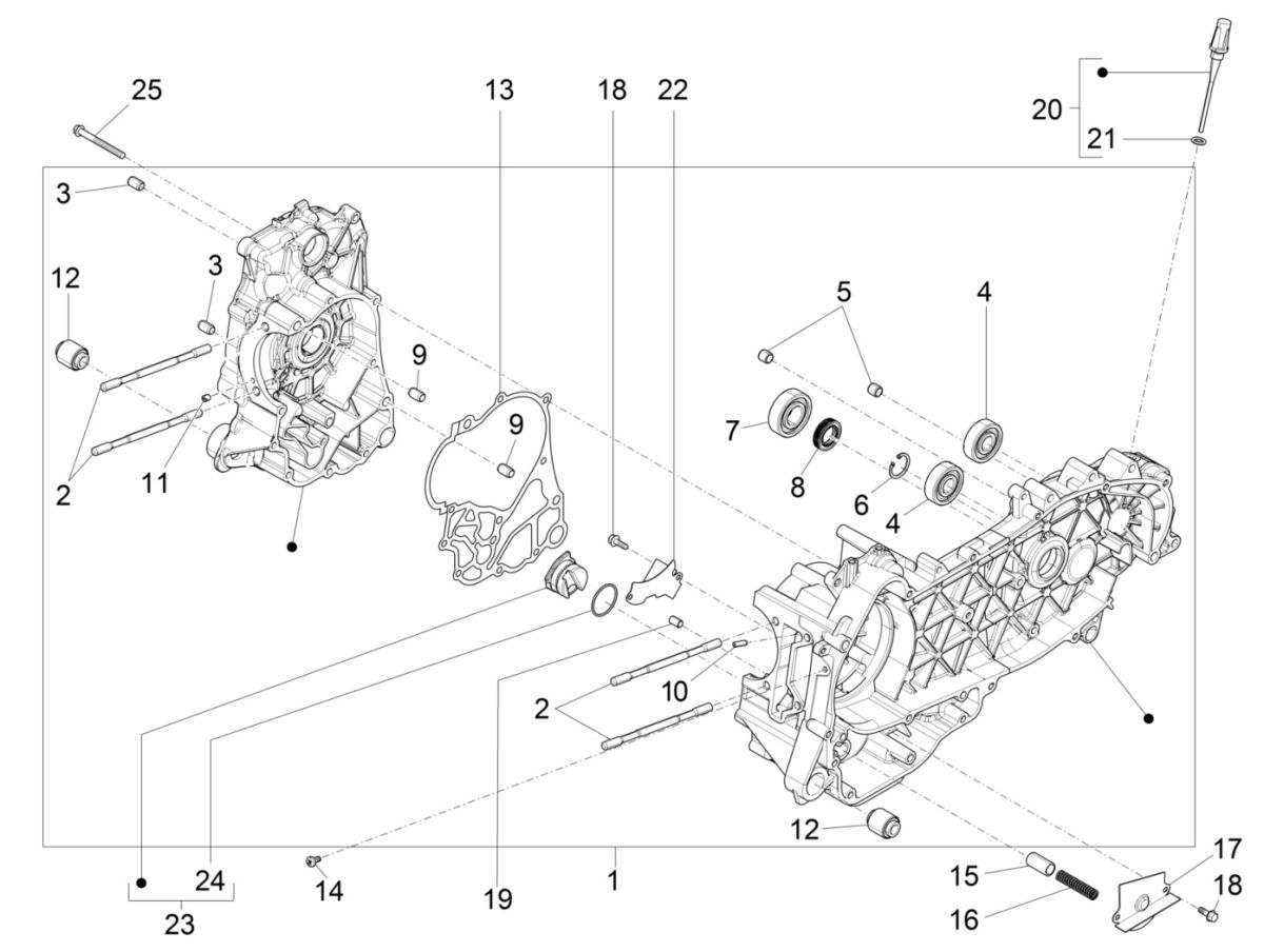 Carter Piaggio Beverly 300 IE ABS E4 2016—2020 (EMEA)