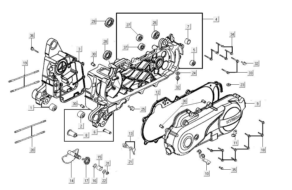 Carter Kymco Agility FR 12