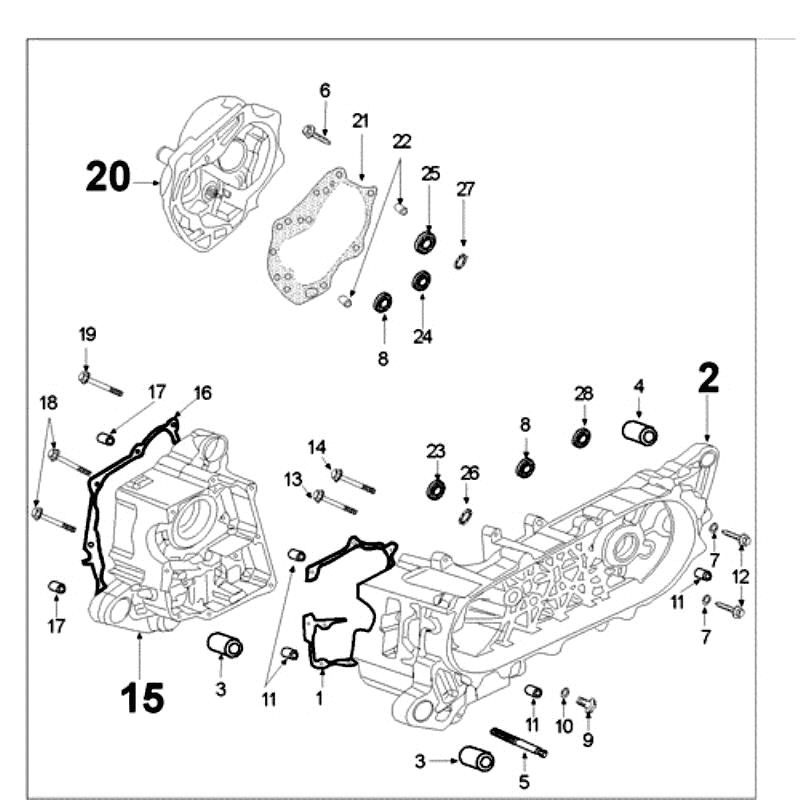 Fuhrmann Peugeot Speedfight 3 4-Takt Schwarz