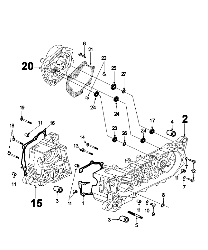 Fuhrmann Peugeot Speedfight 4 4-Takt Blau/Schwarz