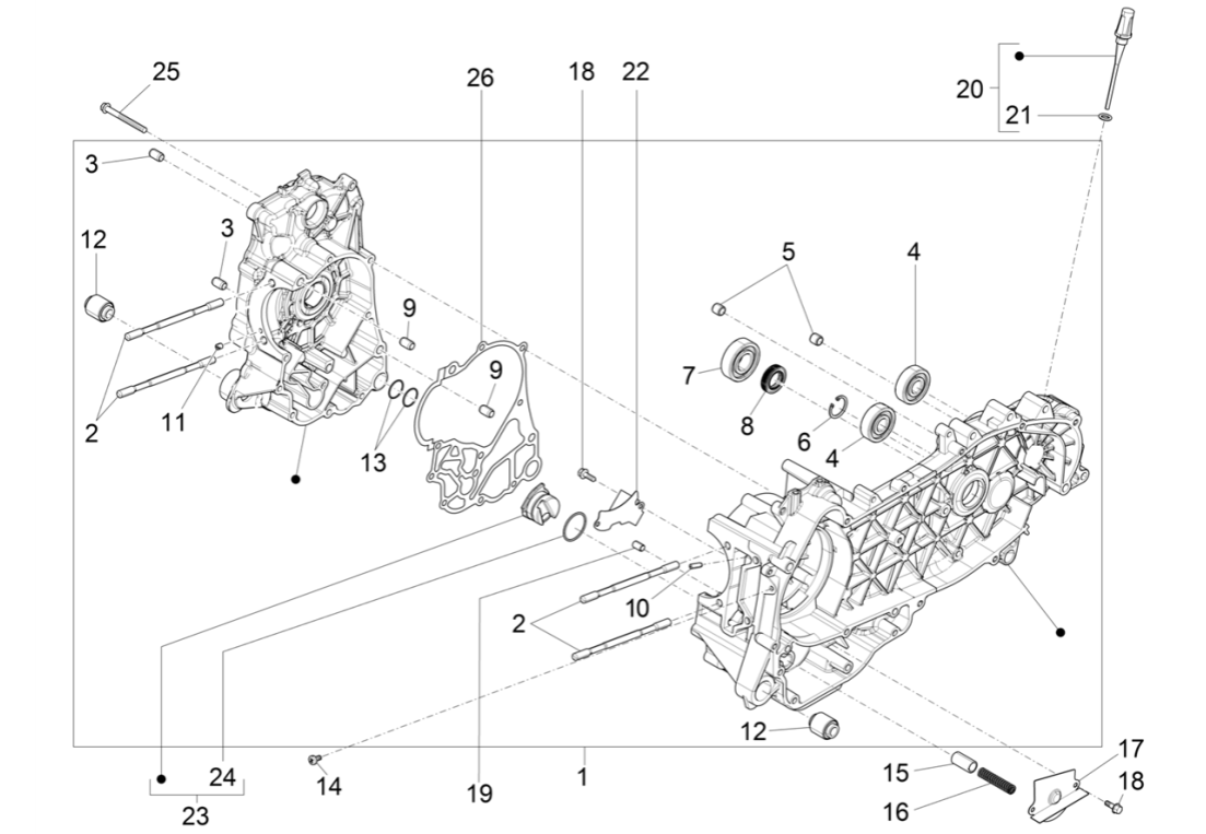 CARTER Piaggio Beverly 300 4T 4 V HPE ABS E5 2021-2022 (EMEA)