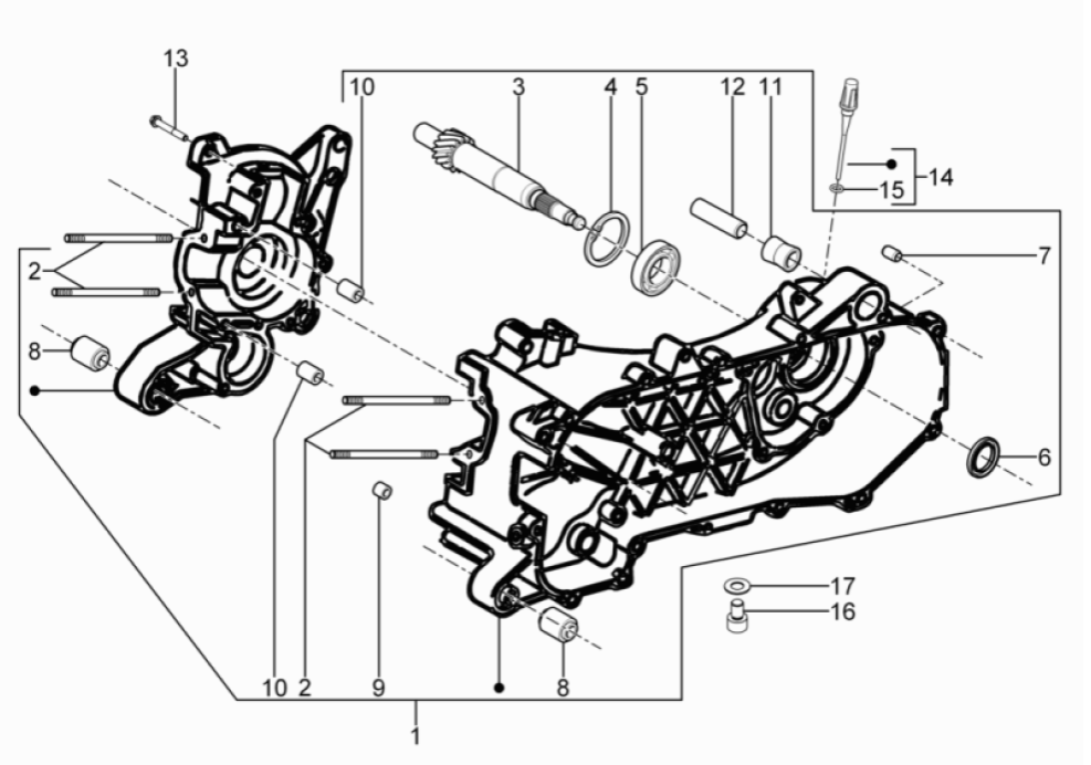 Carter Piaggio Typhoon 50 2-Takt Euro 3 2011