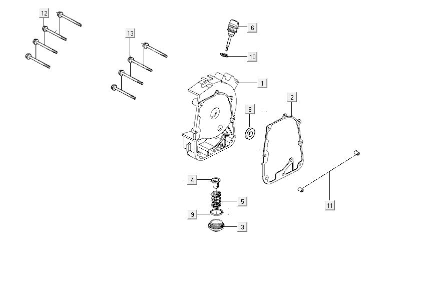Sump Kymco City 16' 4-Takt weiß