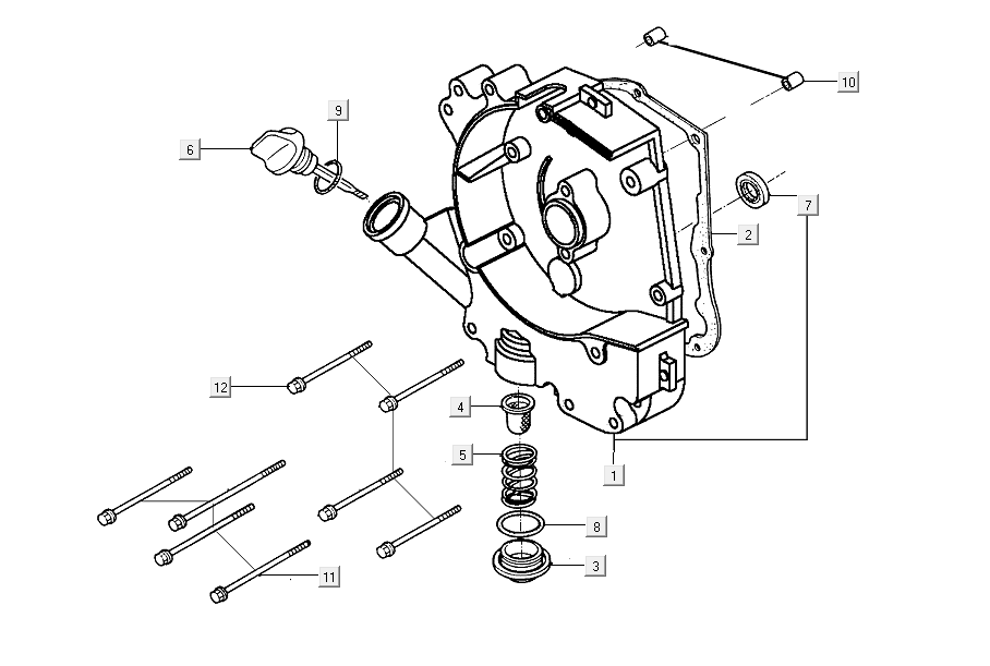Kymco Like Kurbelgehäuse von 2018