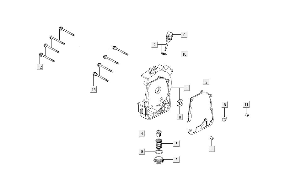 Sumpf halb Kymco Super8 4-Takt ab 2009 weiß