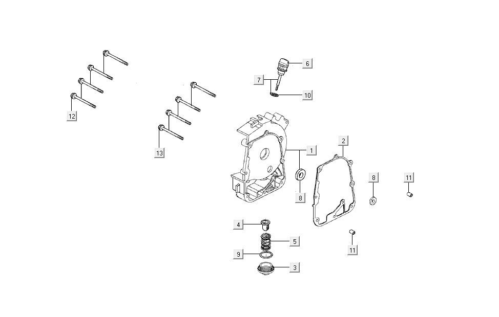 Sumpf Kymco Super 8 4-Takt (2007-2009) orange