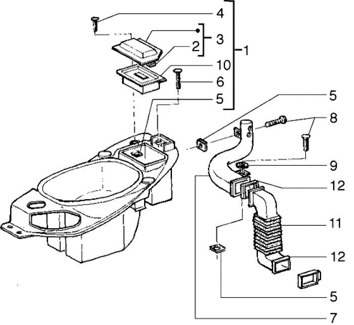 Buddybak Piaggio Liberty 4-Takt bis 2005