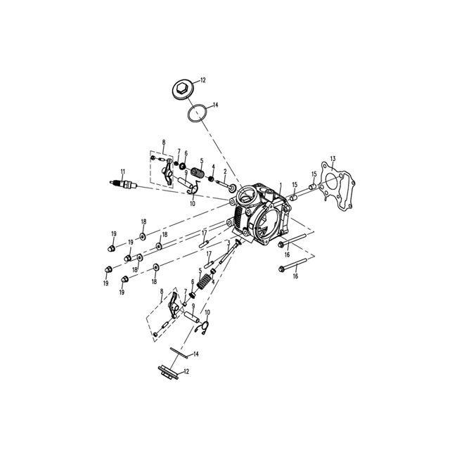 Zylinderkopf 3B3 50cc (Euro 4; nach 2018)