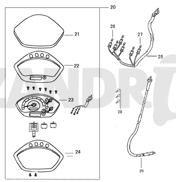 Cockpit-Teller Adlerflügel Napoli dunkelblau