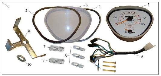 Cockpit-Teller China GT weiß