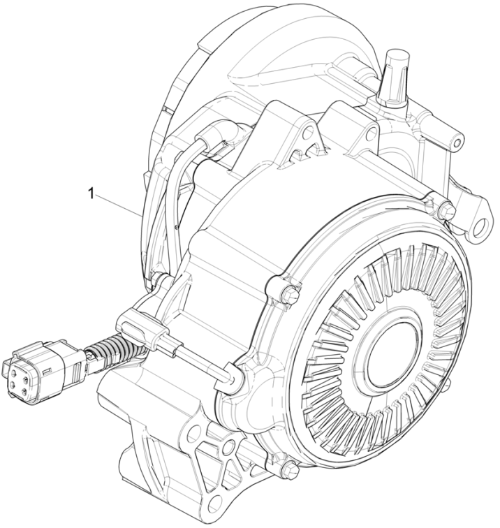 Kompletter Motor: Vespa Eletrica 45KM/H E5 2021 (EMEA)