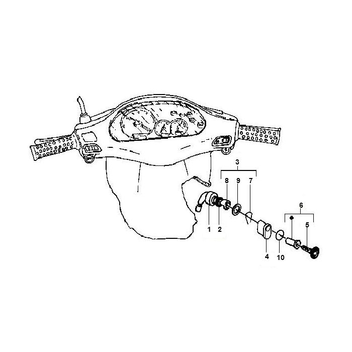 Zündschloss Gilera Runner 98-2005 2-Takt