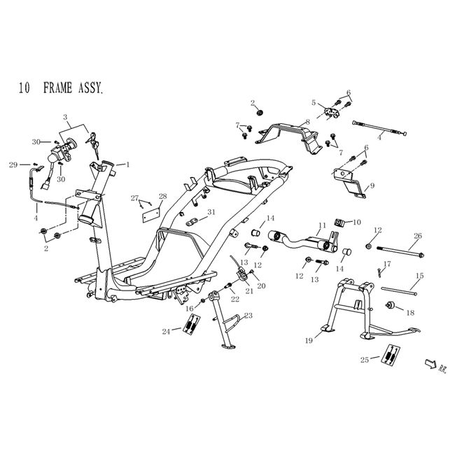 Zündschloss/standard Agm Qube