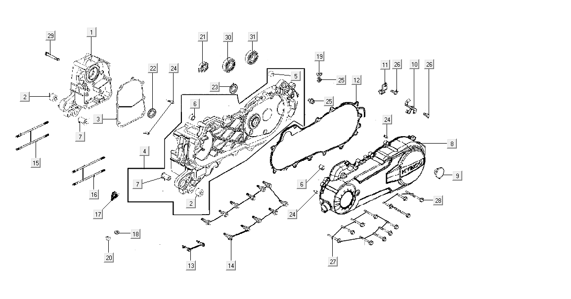 Carter Kymco Leute S 50i E4 Mattbraun