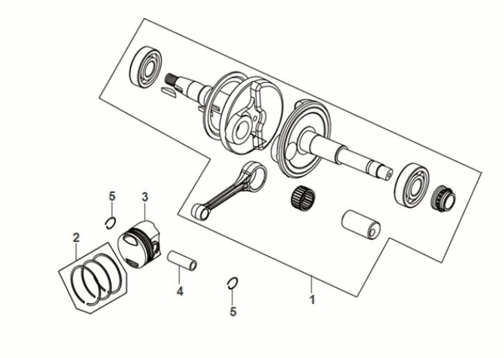 Sym Fiddle IV 50 E5 Korkrad