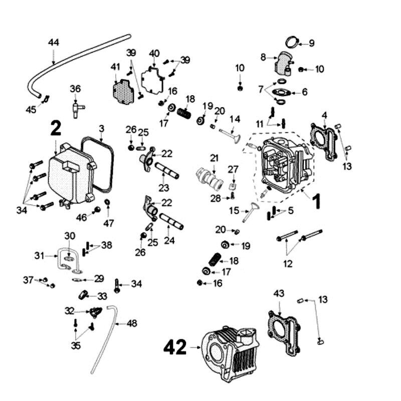 Zylinder Peugeot Kisbee braun
