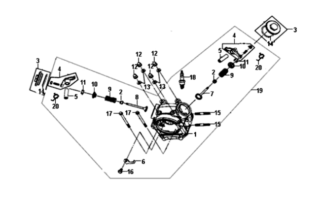 KPL Zylinderkopf. Sym Symphony ST E3