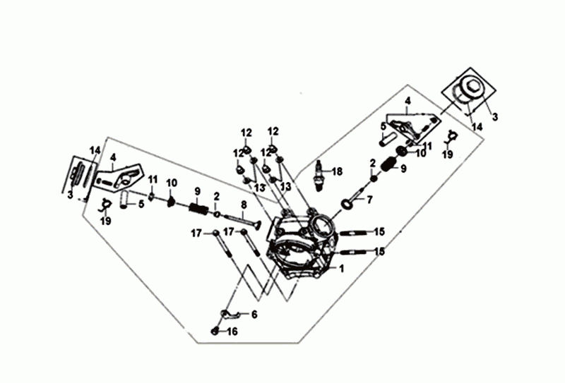 Zylinderkopfspule Sym Mio 50K
