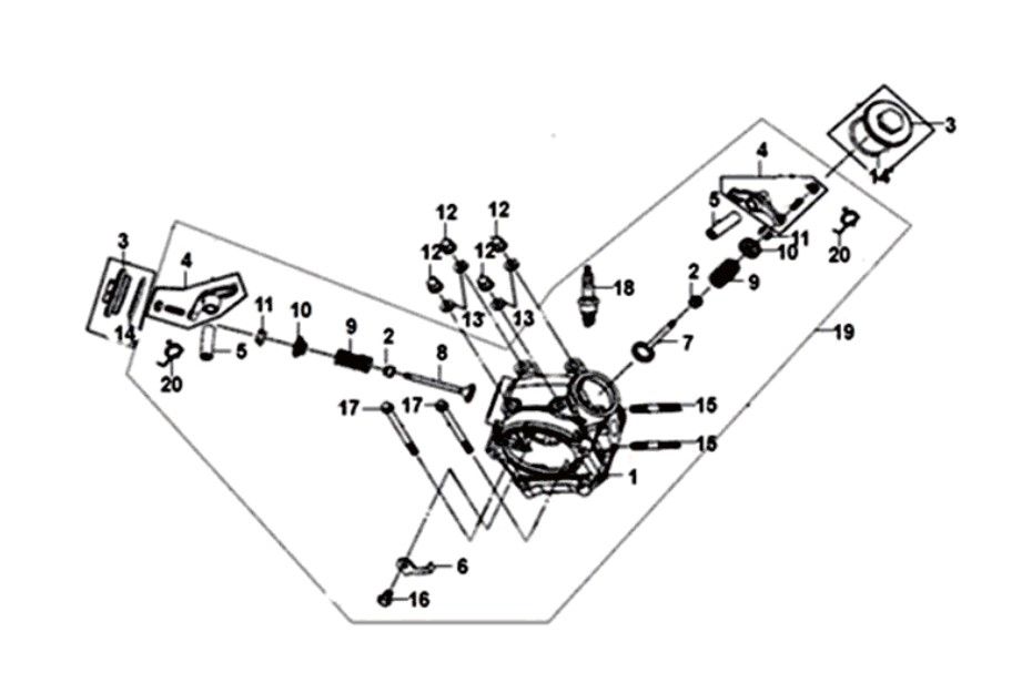 Zylinderkopf Kpl Sym Symphony ST euro4