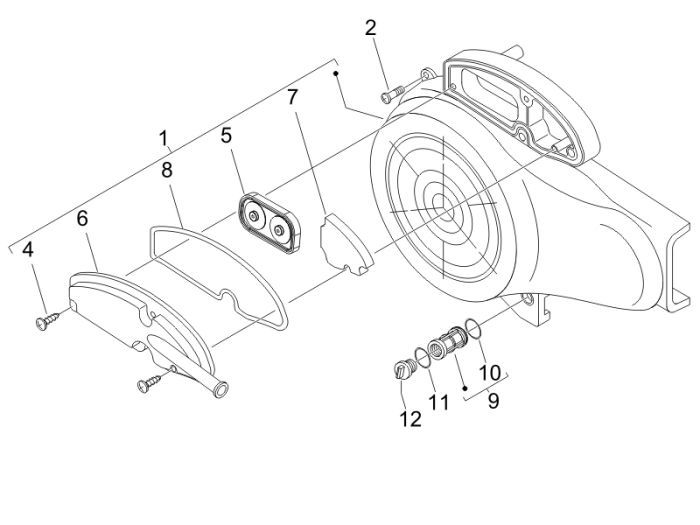 Ölfilter Piaggio Fly 4-Takt