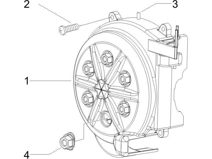 Magnetische Schwungradabdeckung - Ölfilter Gilera Runner 50 SP 2010-2017