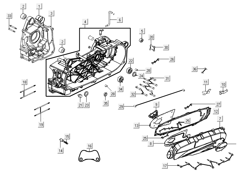 Sumpf halbiert Kymco New Like 150I E4