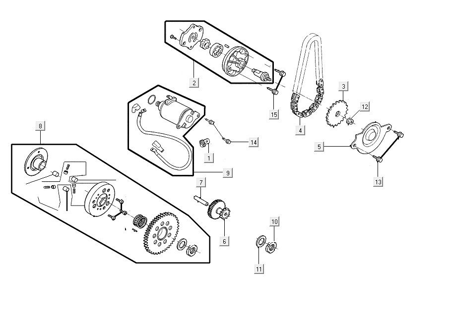 Anlasserölpumpe Kymco People S150i E4