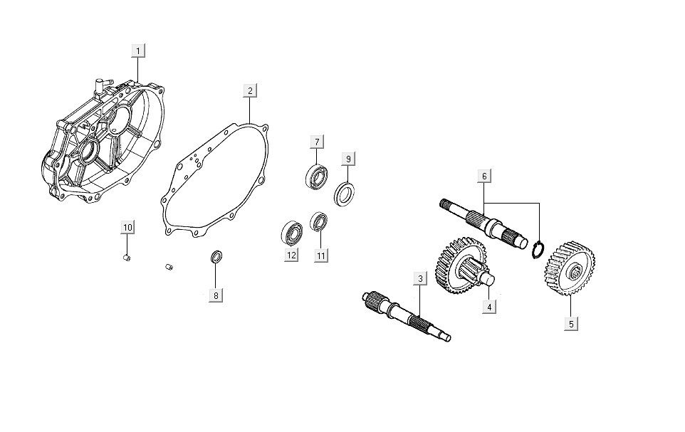 Übertragung Kymco Leute S150i E4