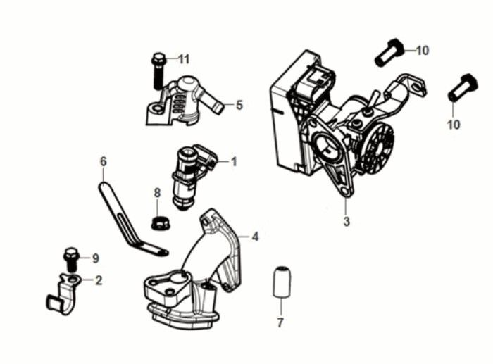 Sym Fiddle IV 50 E5 Steuersatz