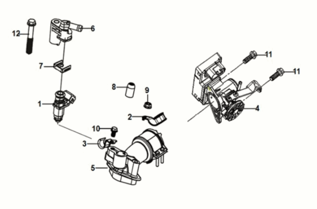 ECU set Sym Jet 14 125I AC E5 2021-2024