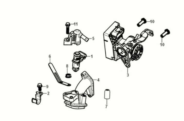 Sym Orbit III 50 E5 Steuergerätesatz