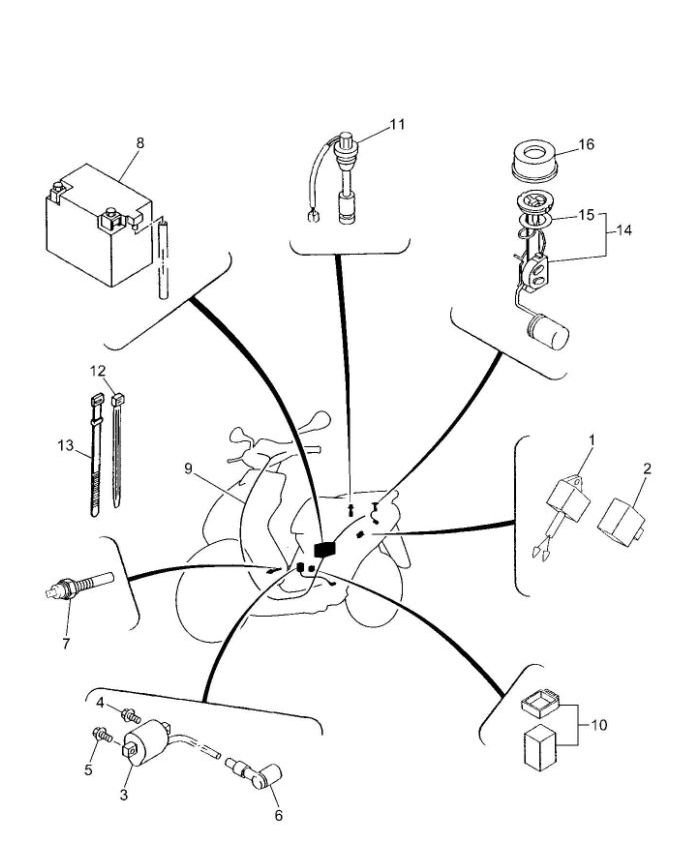 Elektroteile 2 Yamaha Jog-R LC 2-Takt