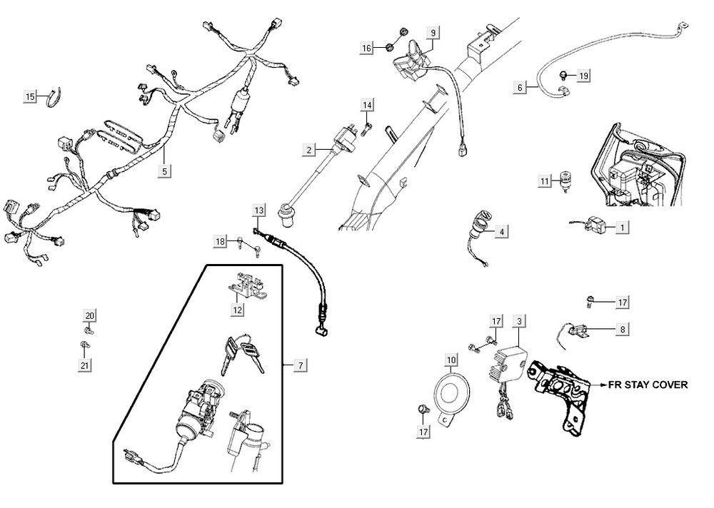 Elektrikteile AGILITY CITY 16 4T 125