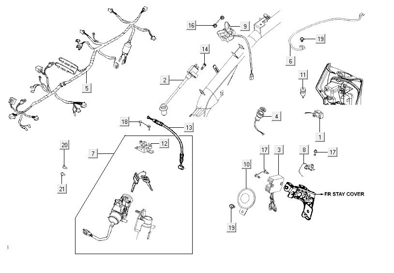 Elektrikteile AGILITY CITY 16 4T 150