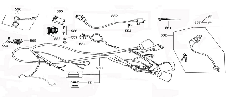 Elektroteile AGM Star50 creme terra