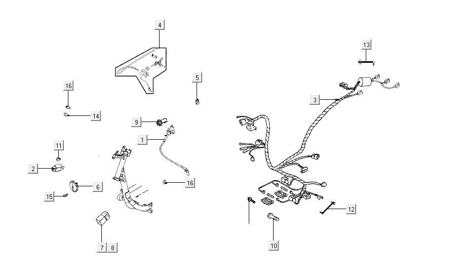 Elektrische Teile Kymco Carry 4-Takt-Einspritzung euro4 glänzend schwarz