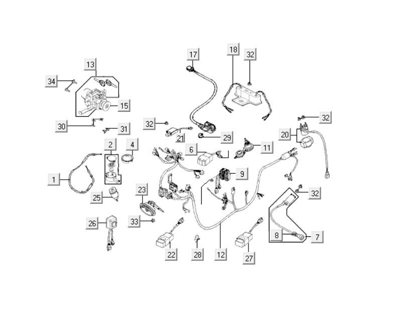 Elektrische Teile Kymco Grand Dink 250cc