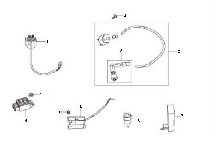 Elektroteile Peugeot V-clic 4-Takt
